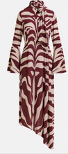 Carica l'immagine nel visualizzatore di Gallery, Burgundy cream dress