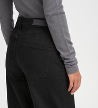 Wide black jeans