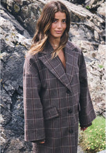 Checked coat