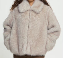 Eco fur jacket