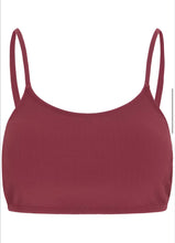 Burgundy bikini
