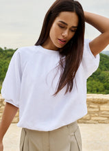 White Baloon blouse
