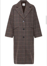 Checked coat