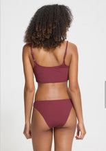 Burgundy bikini