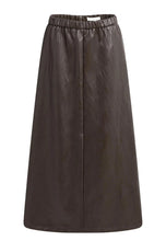 Eco leather skirt
