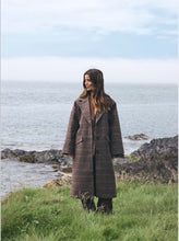 Checked coat