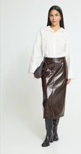 Eco leather skirt