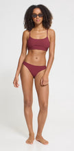 Burgundy bikini