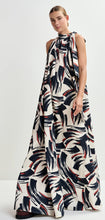 Long printed dress