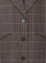 Checked coat