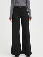 Wide black jeans