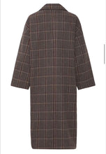 Checked coat