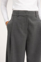 Grey melange pants
