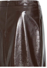 Eco leather skirt