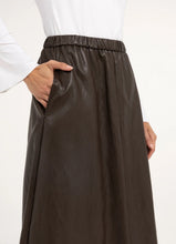 Eco leather skirt