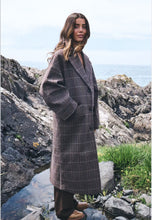 Checked coat